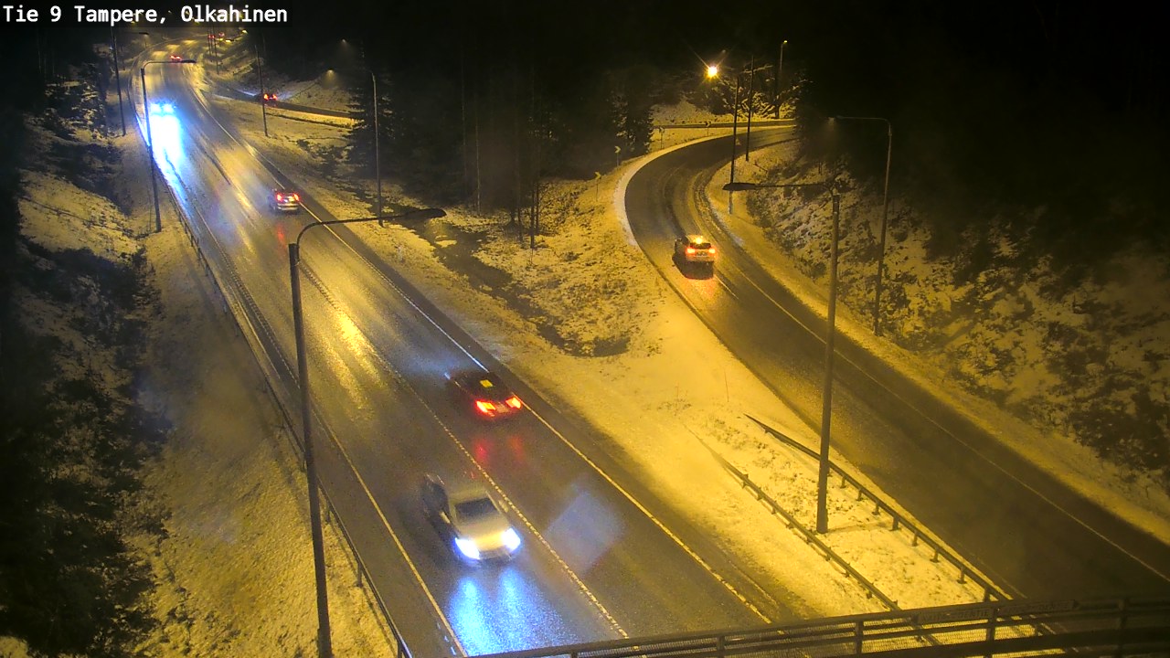 Weather Camera Image Väg 9 Tammerfors, Olkahinen, Tampere, Pirkanmaa
