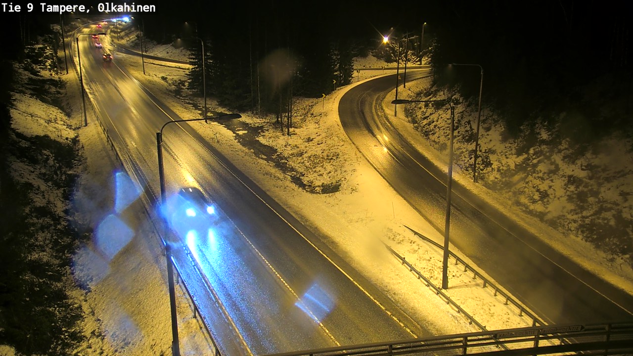 Weather Camera Image Väg 9 Tammerfors, Olkahinen, Tampere, Pirkanmaa