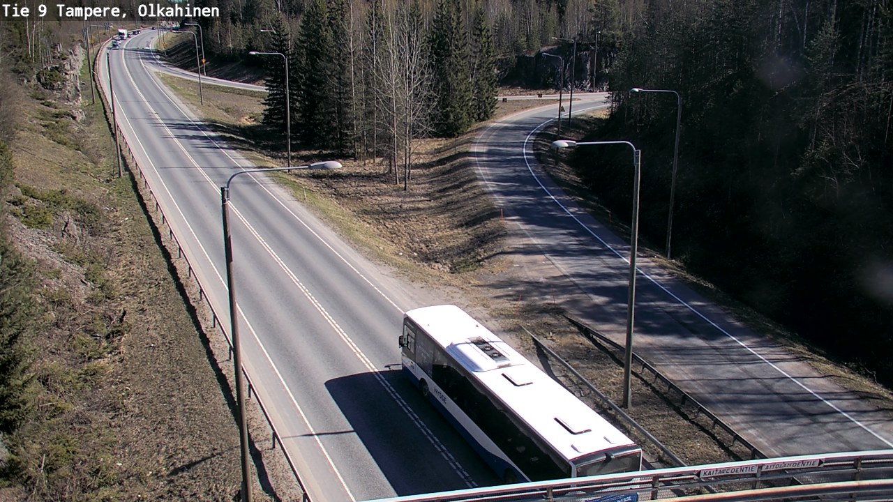 Weather Camera Image Road 9 Tampere, Olkahinen, Tampere, Pirkanmaa