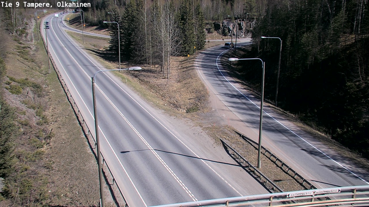 Weather Camera Image Road 9 Tampere, Olkahinen, Tampere, Pirkanmaa