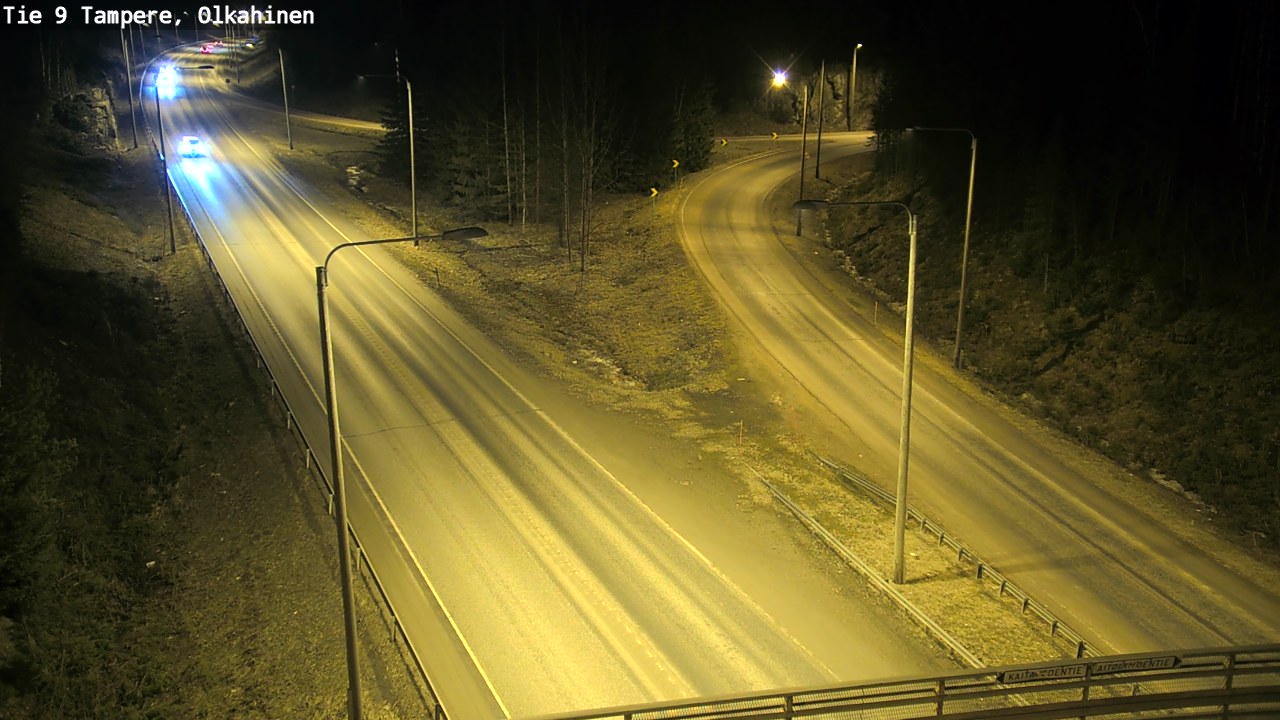 Weather Camera Image Väg 9 Tammerfors, Olkahinen, Tampere, Pirkanmaa