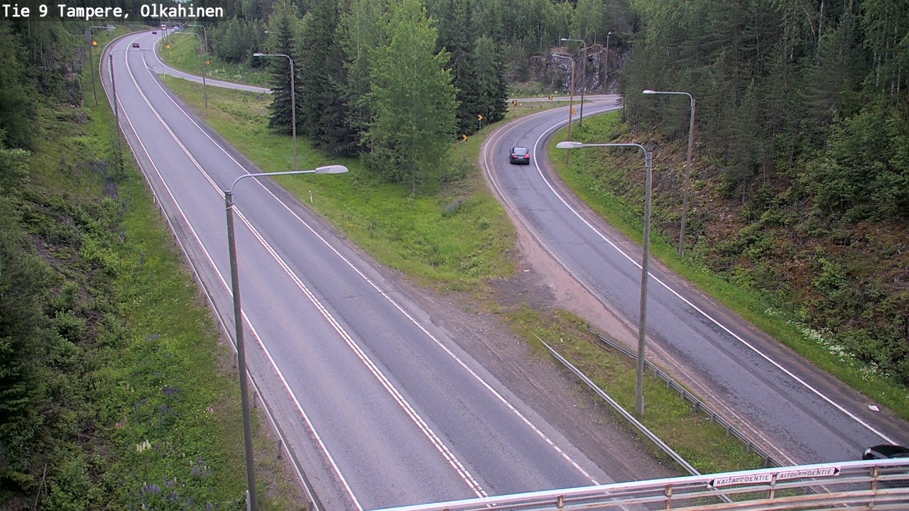 Weather Camera Image Väg 9 Tammerfors, Olkahinen, Tampere, Pirkanmaa