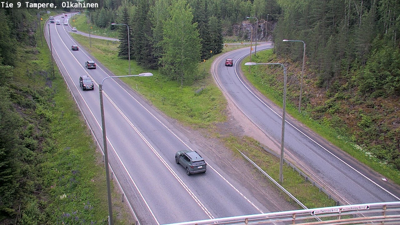 Weather Camera Image Väg 9 Tammerfors, Olkahinen, Tampere, Pirkanmaa