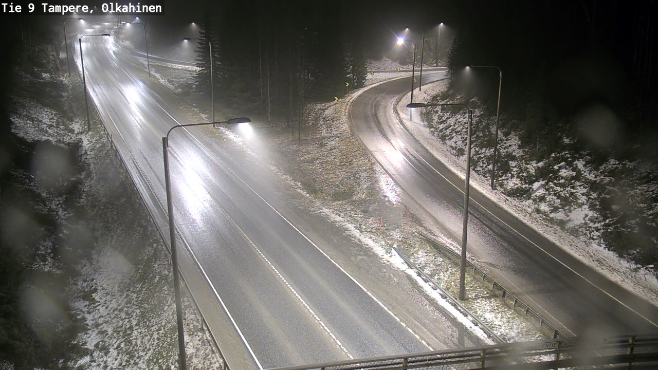Weather Camera Image Väg 9 Tammerfors, Olkahinen, Tampere, Pirkanmaa