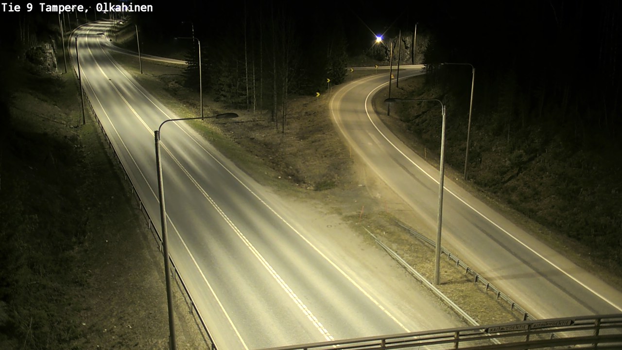 Weather Camera Image Väg 9 Tammerfors, Olkahinen, Tampere, Pirkanmaa