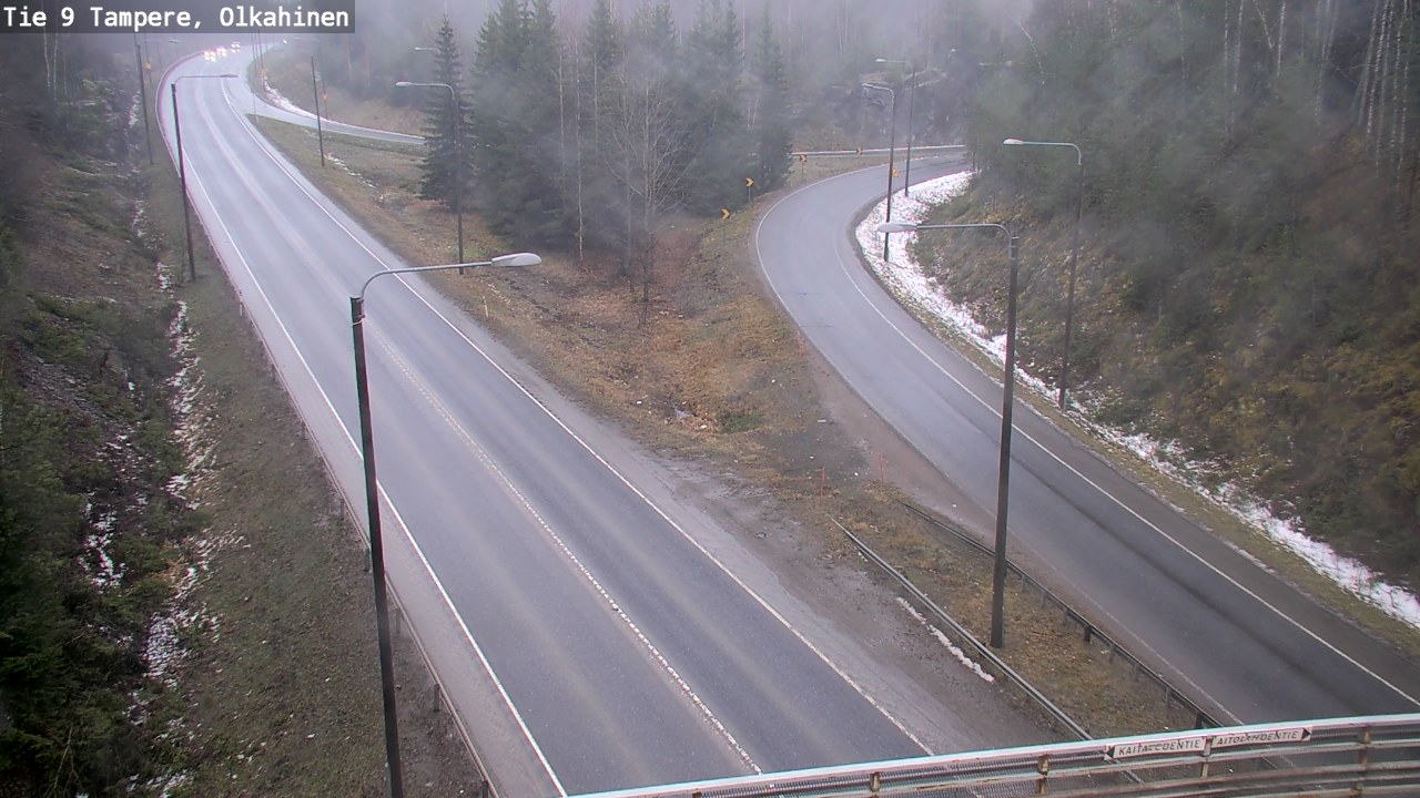 Weather Camera Image Road 9 Tampere, Olkahinen, Tampere, Pirkanmaa