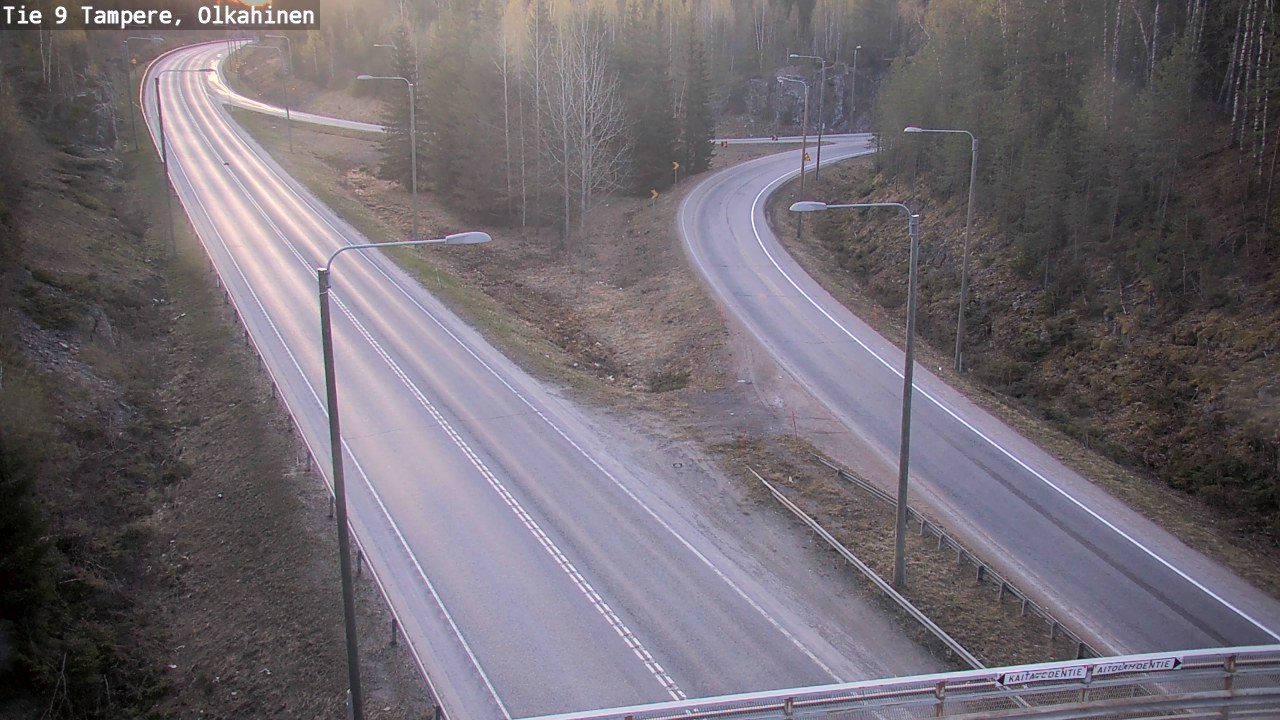 Weather Camera Image Väg 9 Tammerfors, Olkahinen, Tampere, Pirkanmaa