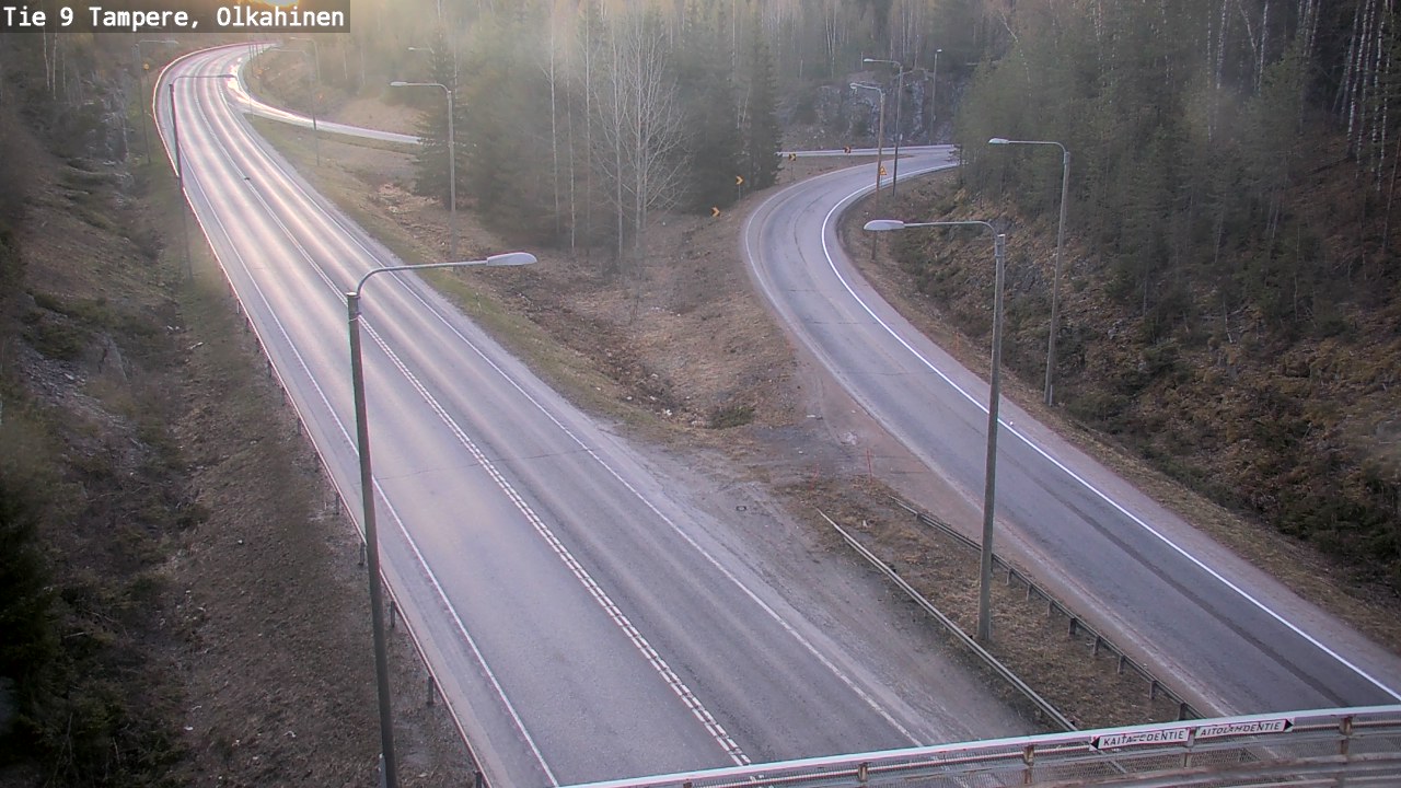 Weather Camera Image Road 9 Tampere, Olkahinen, Tampere, Pirkanmaa
