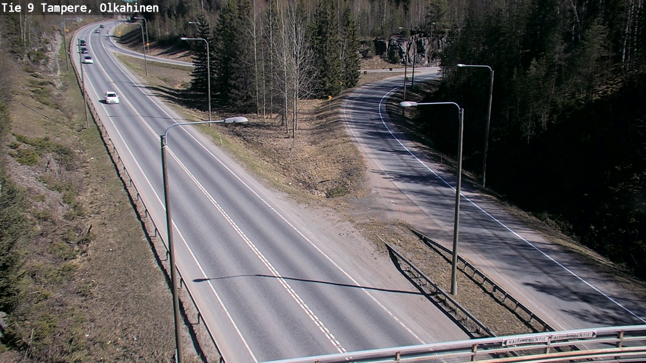 Weather Camera Image Road 9 Tampere, Olkahinen, Tampere, Pirkanmaa