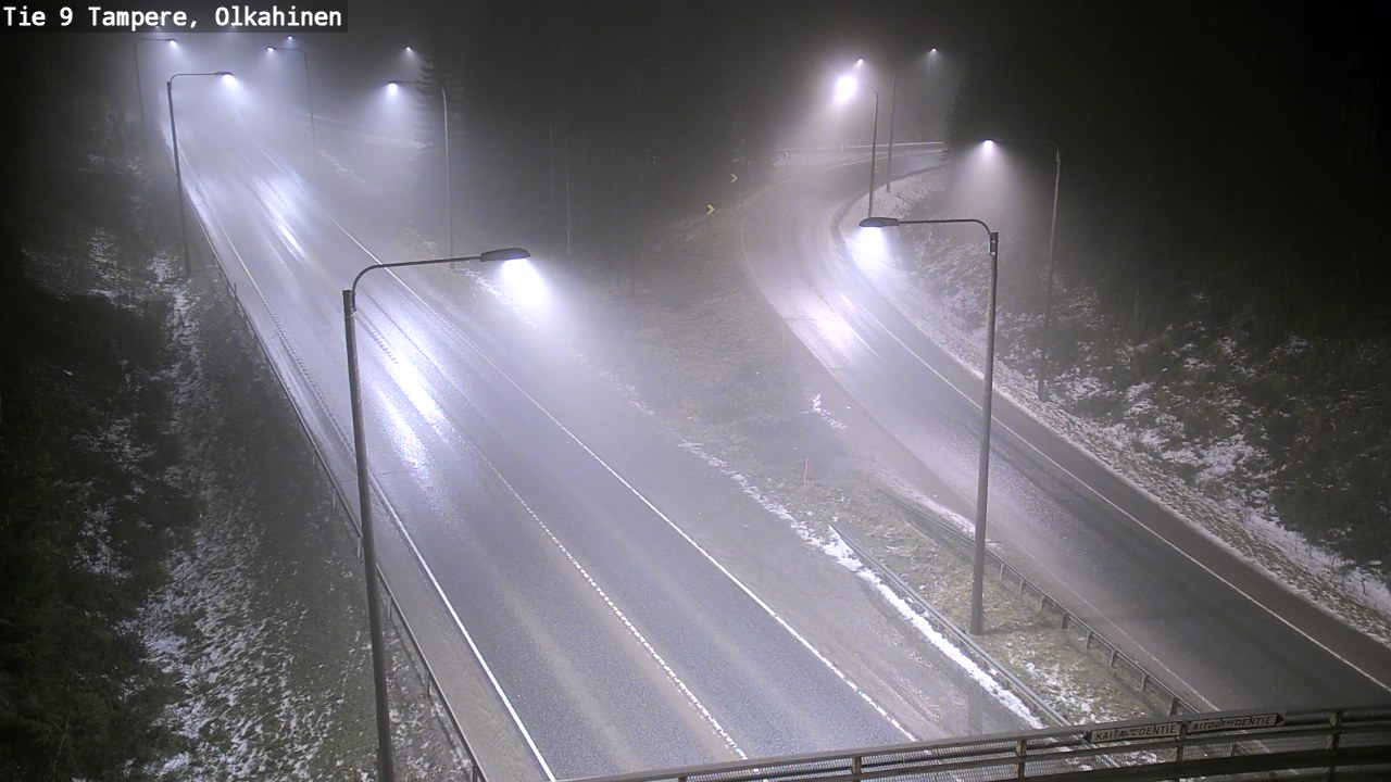 Weather Camera Image Väg 9 Tammerfors, Olkahinen, Tampere, Pirkanmaa
