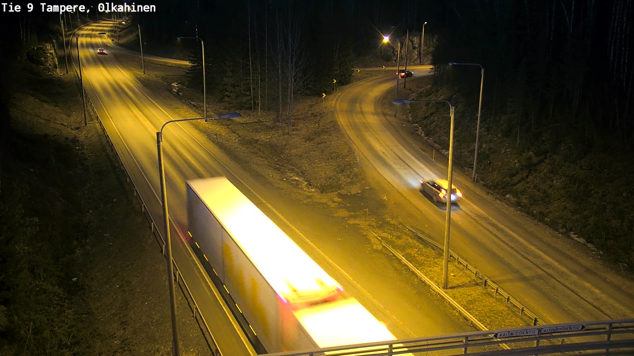 Weather Camera Image Road 9 Tampere, Olkahinen, Tampere, Pirkanmaa