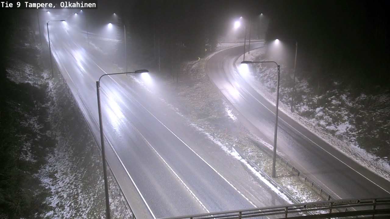 Weather Camera Image Väg 9 Tammerfors, Olkahinen, Tampere, Pirkanmaa