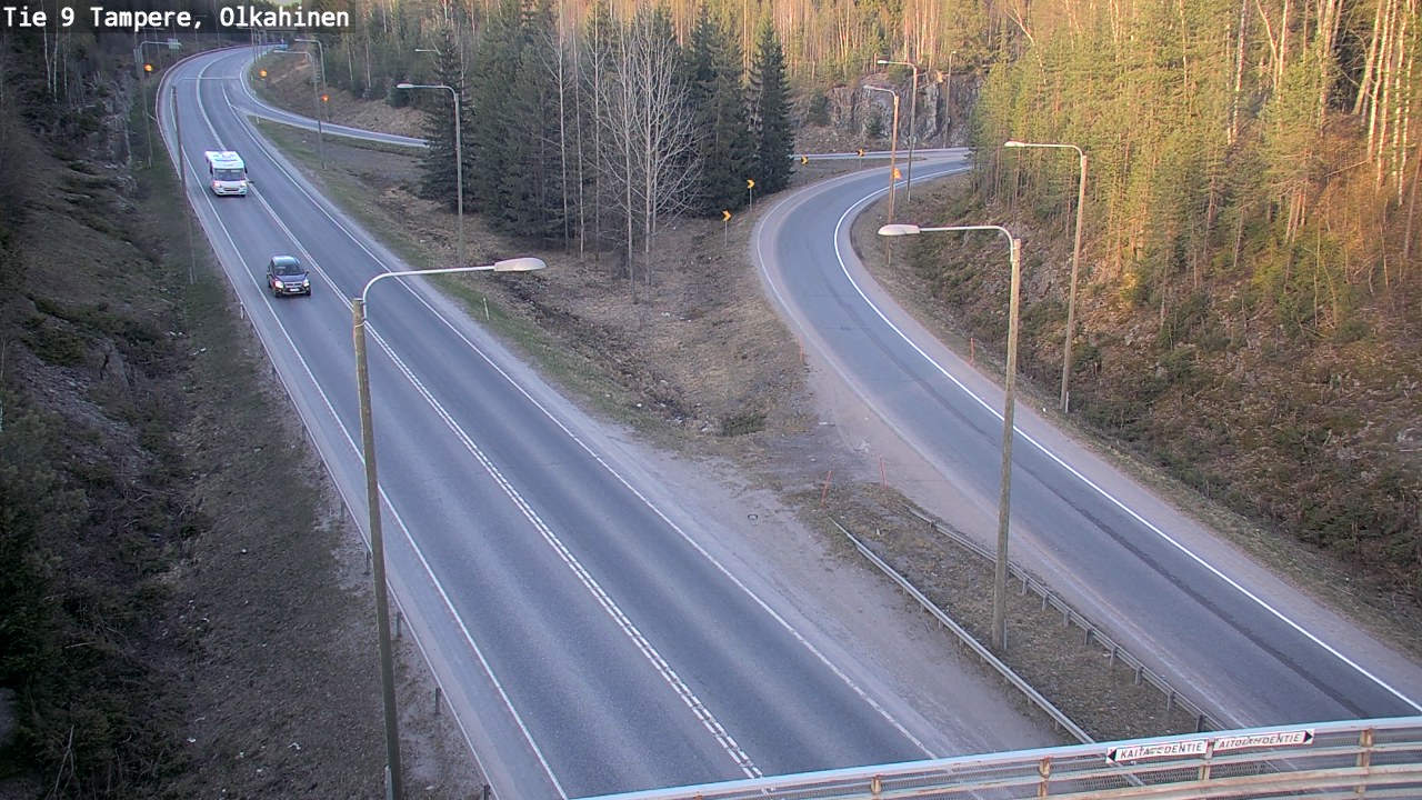 Weather Camera Image Road 9 Tampere, Olkahinen, Tampere, Pirkanmaa