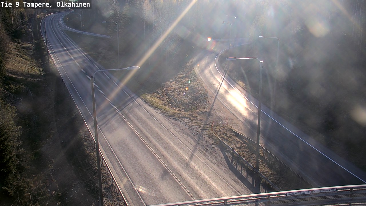 Weather Camera Image Road 9 Tampere, Olkahinen, Tampere, Pirkanmaa
