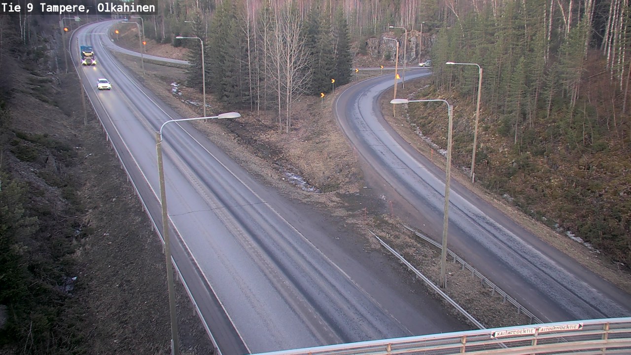 Weather Camera Image Road 9 Tampere, Olkahinen, Tampere, Pirkanmaa