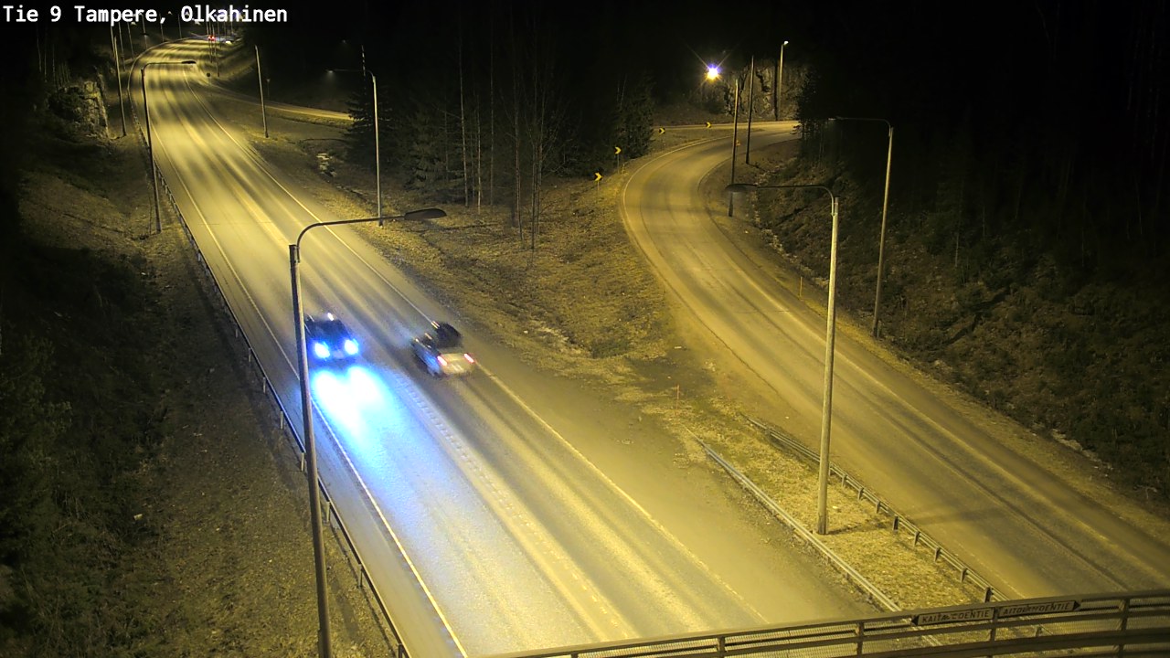 Weather Camera Image Väg 9 Tammerfors, Olkahinen, Tampere, Pirkanmaa