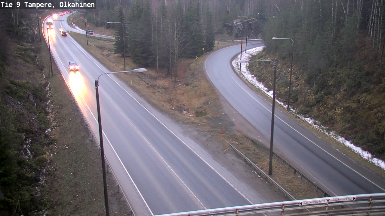 Weather Camera Image Road 9 Tampere, Olkahinen, Tampere, Pirkanmaa