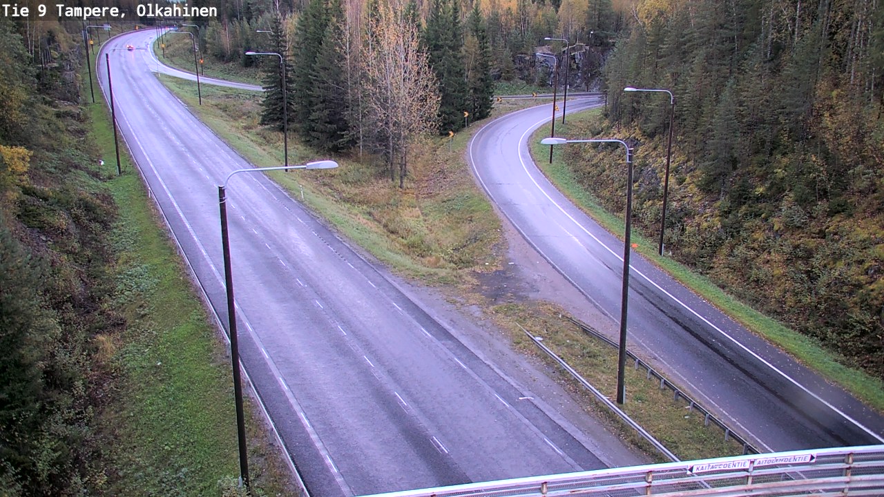 Weather Camera Image Road 9 Tampere, Olkahinen, Tampere, Pirkanmaa