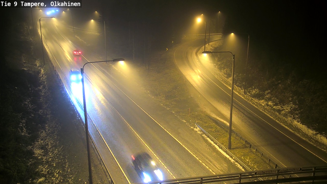 Weather Camera Image Väg 9 Tammerfors, Olkahinen, Tampere, Pirkanmaa