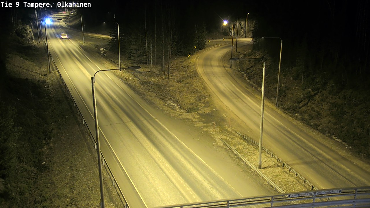 Weather Camera Image Väg 9 Tammerfors, Olkahinen, Tampere, Pirkanmaa