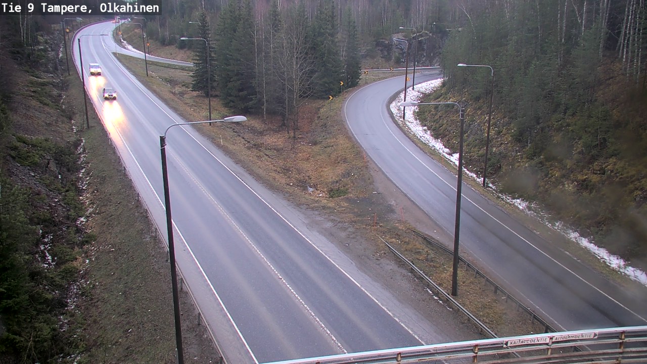 Weather Camera Image Road 9 Tampere, Olkahinen, Tampere, Pirkanmaa