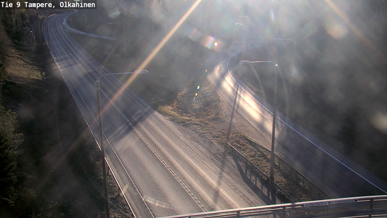 Weather Camera Image Road 9 Tampere, Olkahinen, Tampere, Pirkanmaa