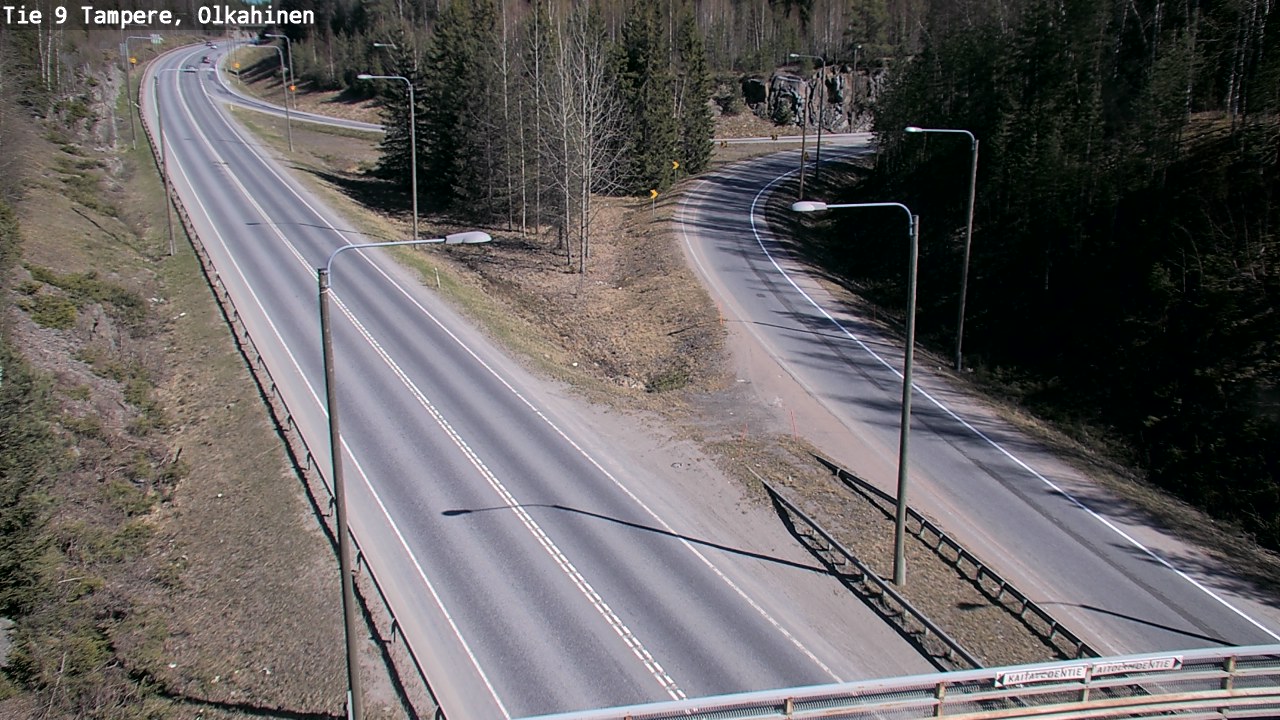 Weather Camera Image Road 9 Tampere, Olkahinen, Tampere, Pirkanmaa