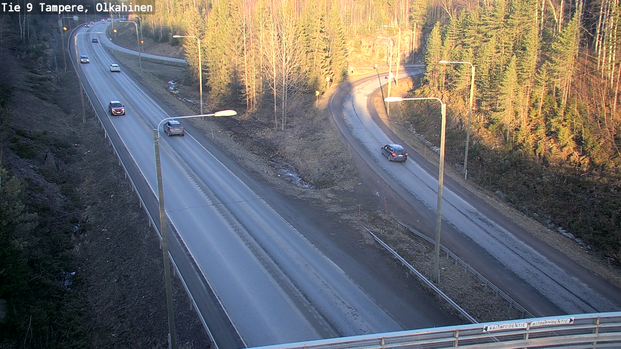Weather Camera Image Road 9 Tampere, Olkahinen, Tampere, Pirkanmaa