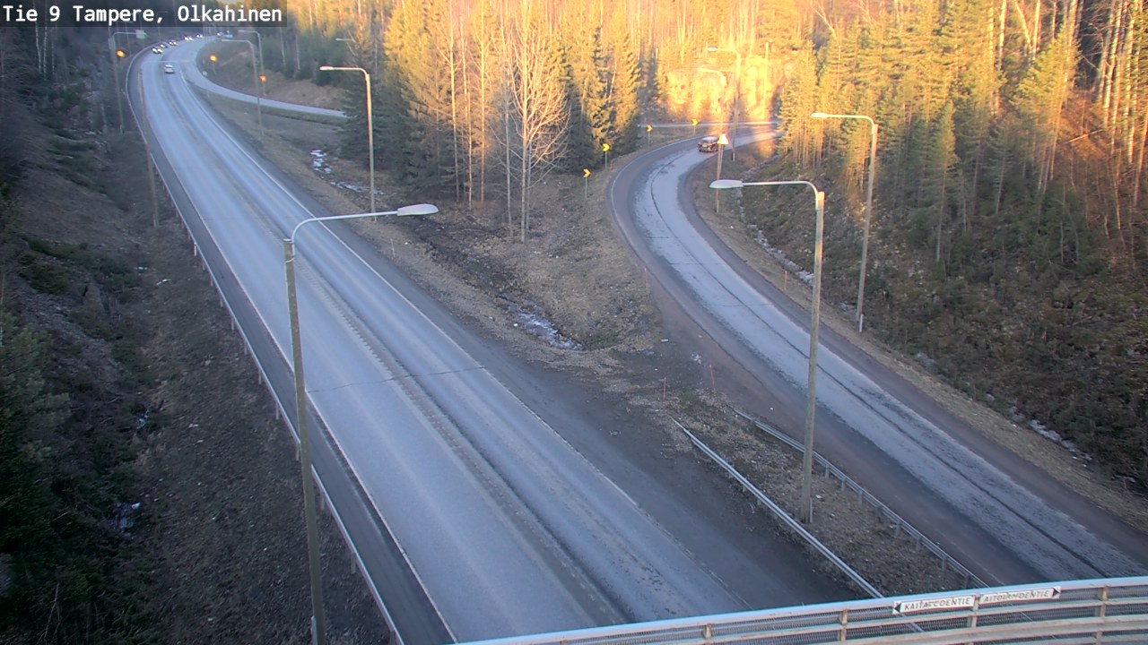 Weather Camera Image Road 9 Tampere, Olkahinen, Tampere, Pirkanmaa