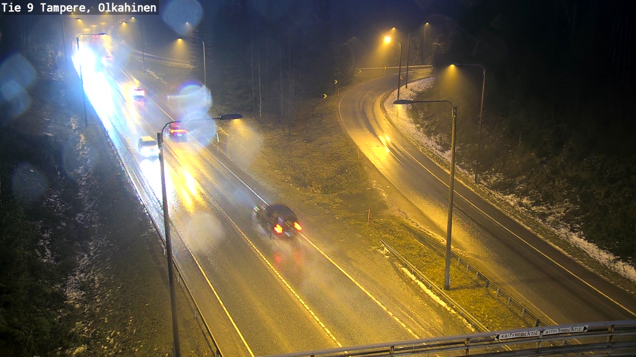 Weather Camera Image Road 9 Tampere, Olkahinen, Tampere, Pirkanmaa