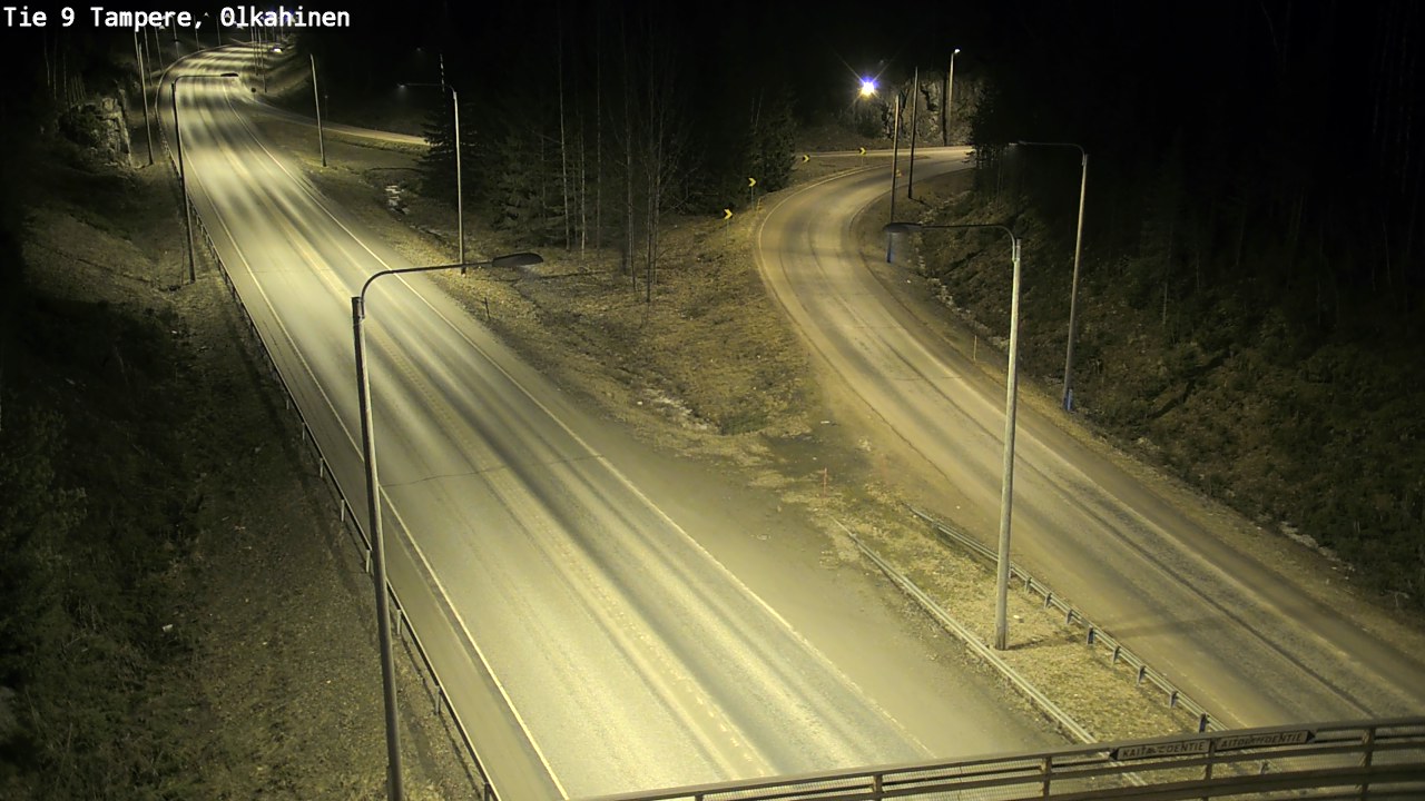 Weather Camera Image Road 9 Tampere, Olkahinen, Tampere, Pirkanmaa
