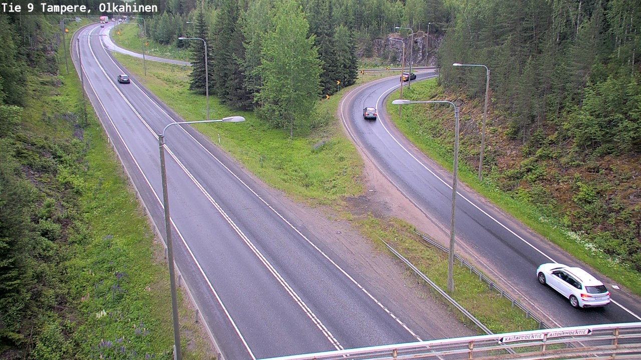 Weather Camera Image Väg 9 Tammerfors, Olkahinen, Tampere, Pirkanmaa