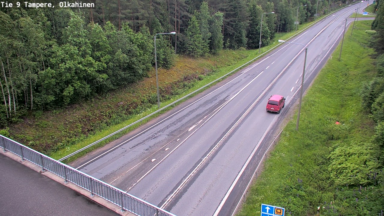 Weather Camera Image Road 9 Tampere, Olkahinen, Tampere, Pirkanmaa