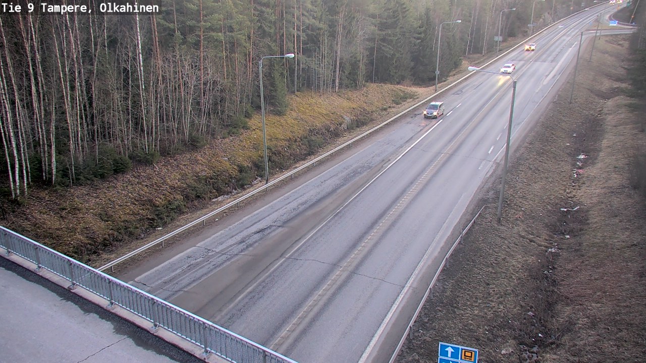 Weather Camera Image Road 9 Tampere, Olkahinen, Tampere, Pirkanmaa
