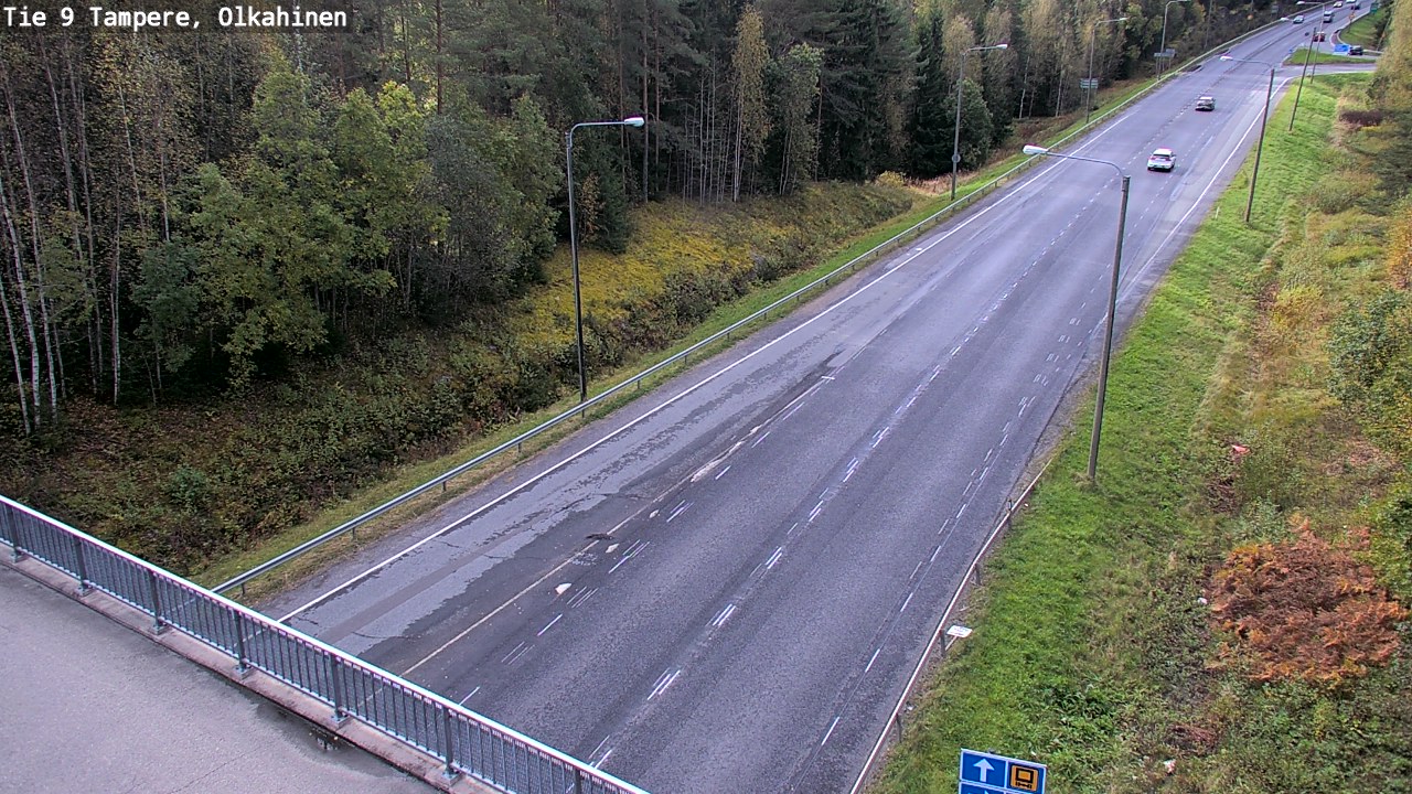 Weather Camera Image Road 9 Tampere, Olkahinen, Tampere, Pirkanmaa