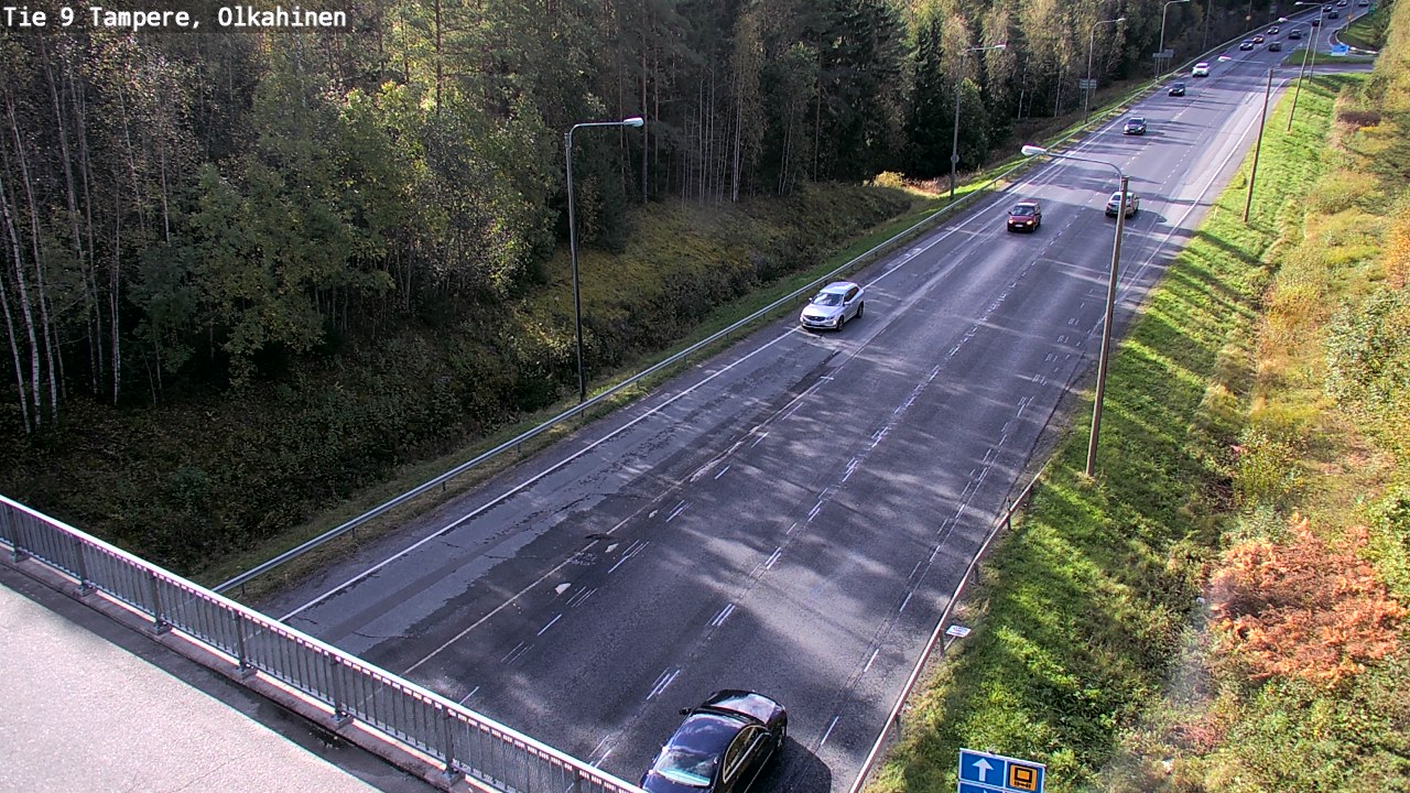 Weather Camera Image Road 9 Tampere, Olkahinen, Tampere, Pirkanmaa