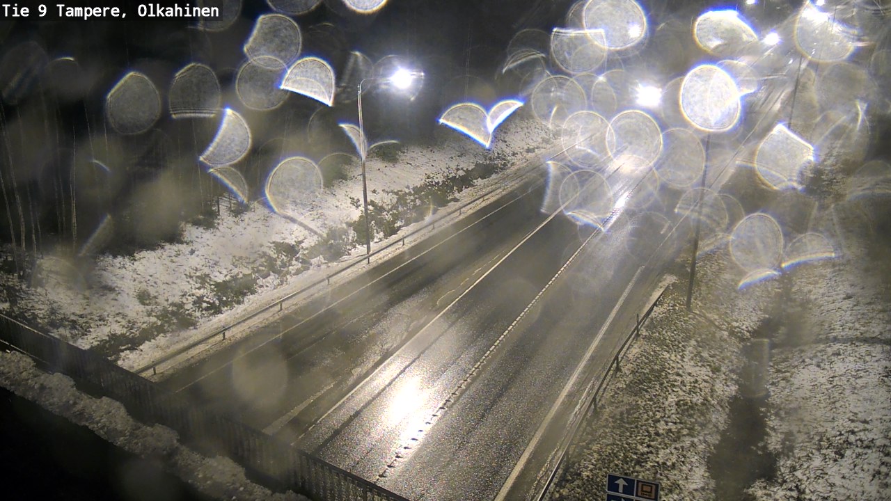 Weather Camera Image Väg 9 Tammerfors, Olkahinen, Tampere, Pirkanmaa