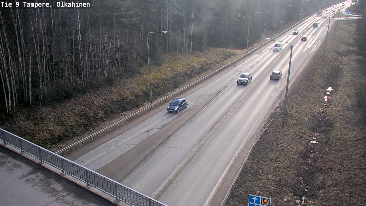 Weather Camera Image Road 9 Tampere, Olkahinen, Tampere, Pirkanmaa