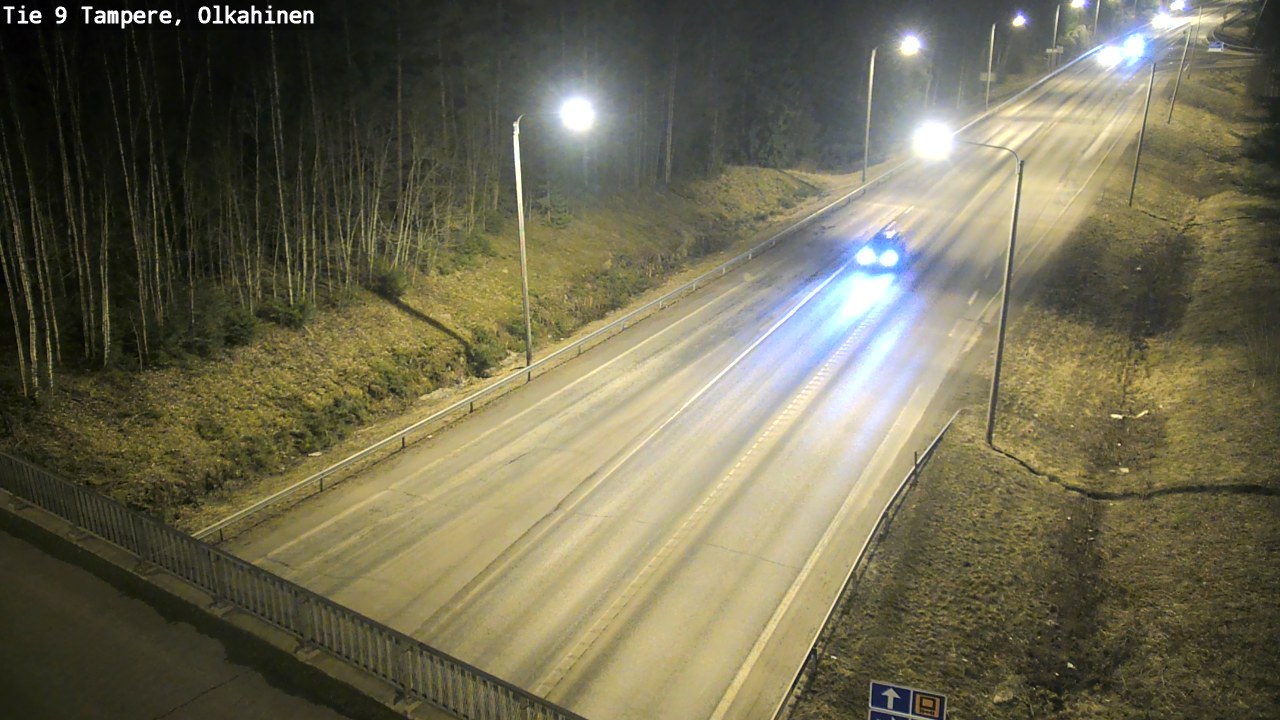 Weather Camera Image Väg 9 Tammerfors, Olkahinen, Tampere, Pirkanmaa