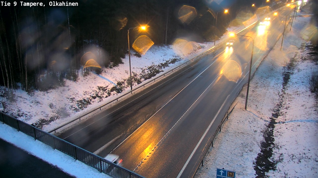 Weather Camera Image Väg 9 Tammerfors, Olkahinen, Tampere, Pirkanmaa