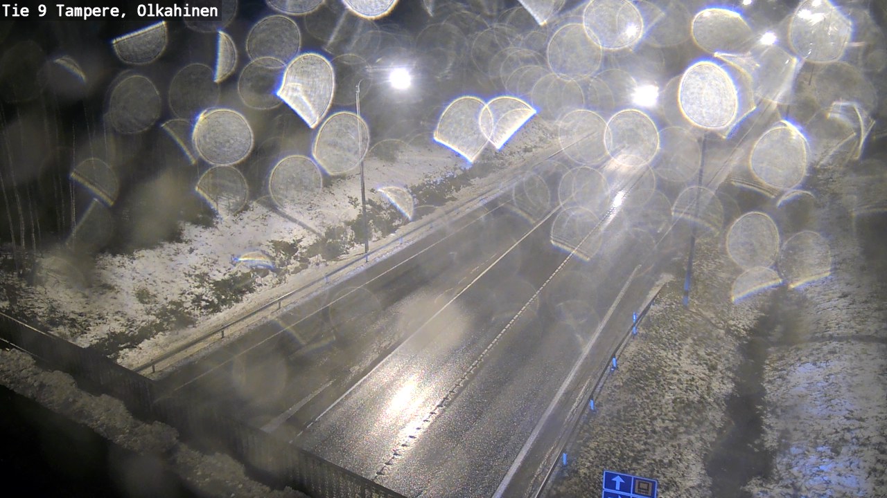 Weather Camera Image Väg 9 Tammerfors, Olkahinen, Tampere, Pirkanmaa