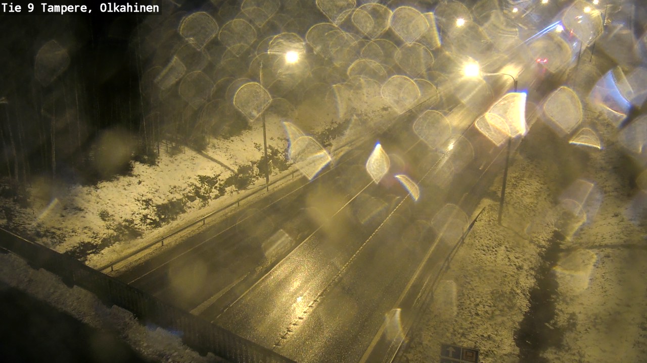 Weather Camera Image Väg 9 Tammerfors, Olkahinen, Tampere, Pirkanmaa