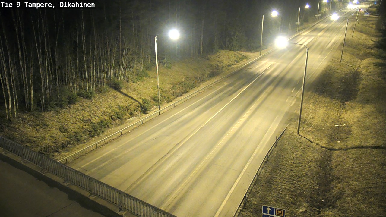 Weather Camera Image Road 9 Tampere, Olkahinen, Tampere, Pirkanmaa