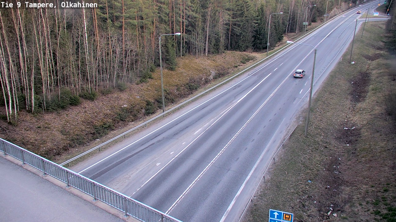 Weather Camera Image Road 9 Tampere, Olkahinen, Tampere, Pirkanmaa