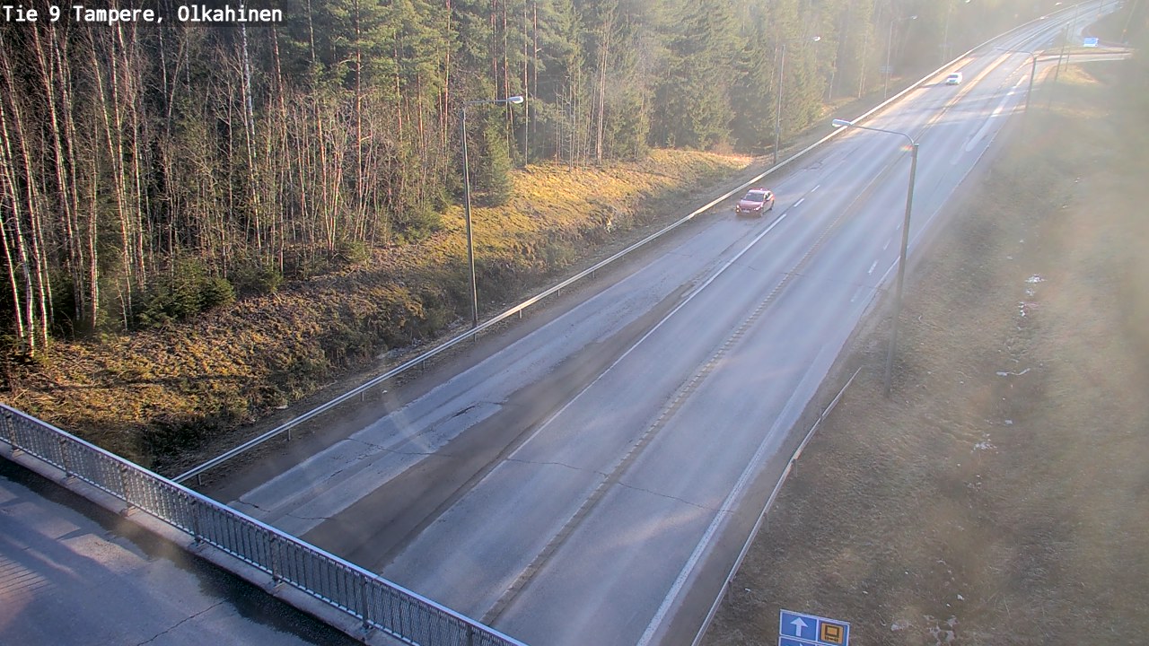 Weather Camera Image Road 9 Tampere, Olkahinen, Tampere, Pirkanmaa