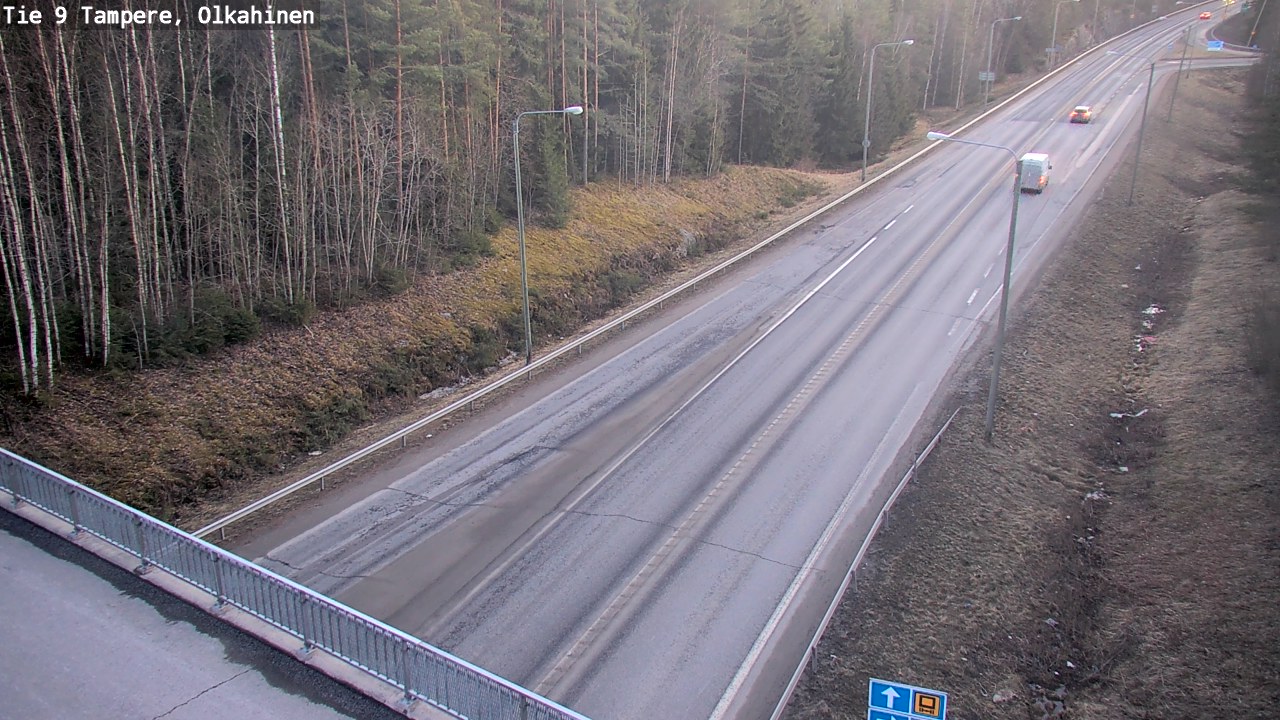 Weather Camera Image Road 9 Tampere, Olkahinen, Tampere, Pirkanmaa