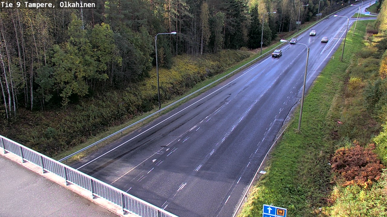 Weather Camera Image Road 9 Tampere, Olkahinen, Tampere, Pirkanmaa