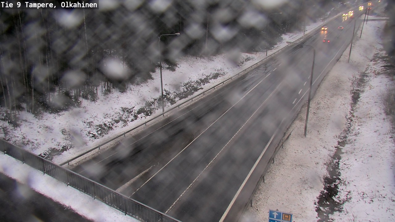 Weather Camera Image Väg 9 Tammerfors, Olkahinen, Tampere, Pirkanmaa
