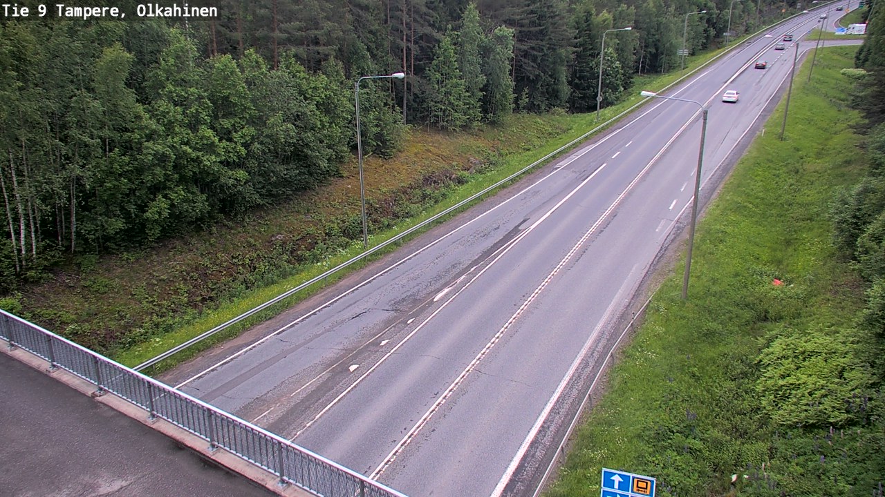Weather Camera Image Road 9 Tampere, Olkahinen, Tampere, Pirkanmaa