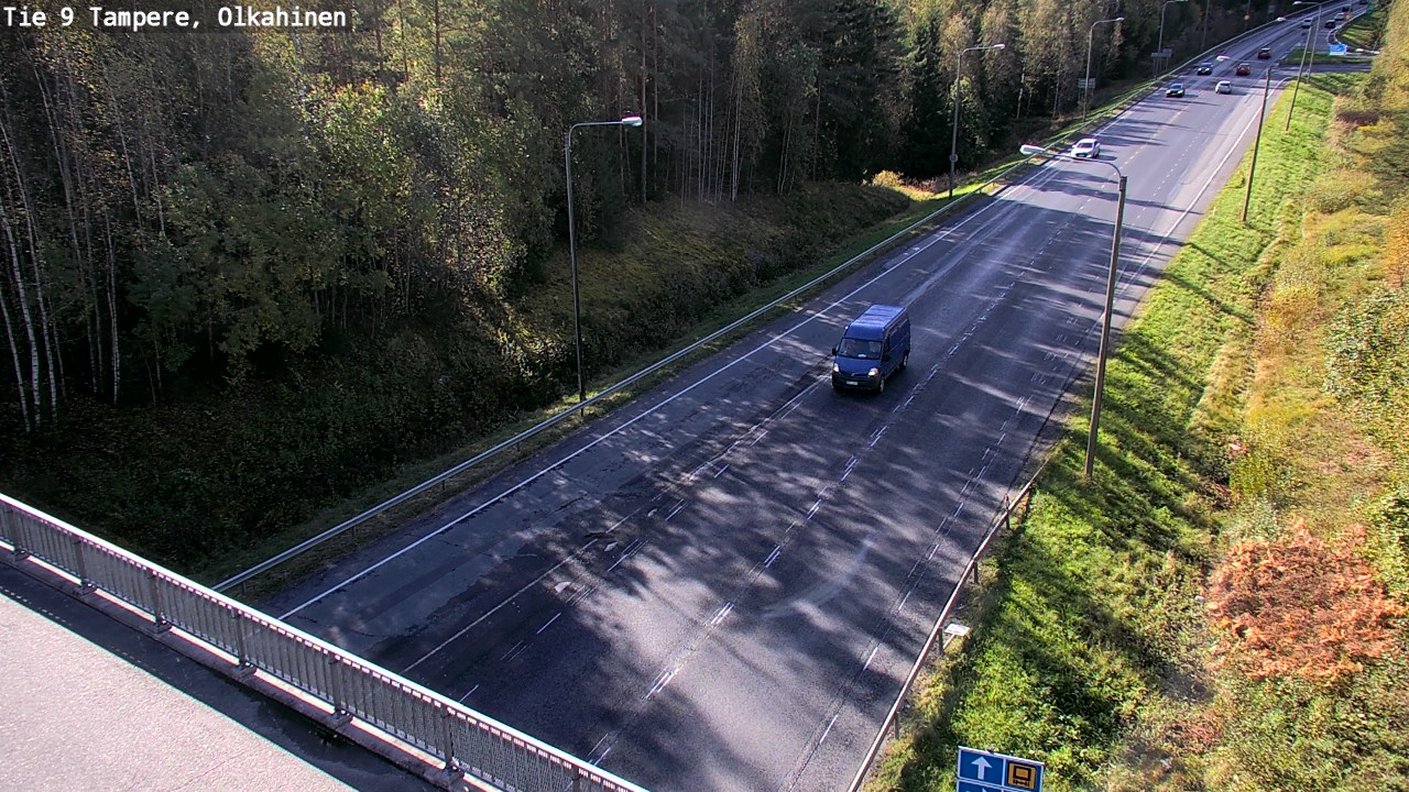 Weather Camera Image Road 9 Tampere, Olkahinen, Tampere, Pirkanmaa